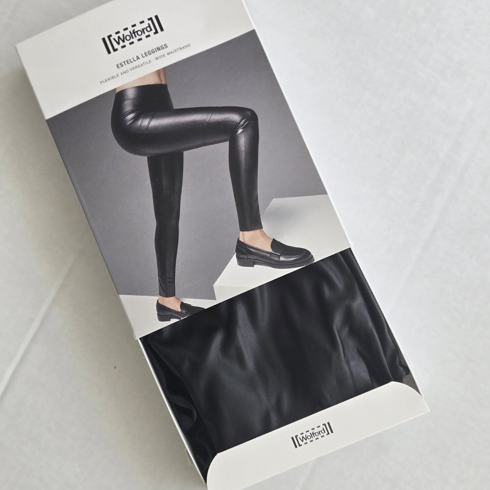 Wolford Black Estella Leggings